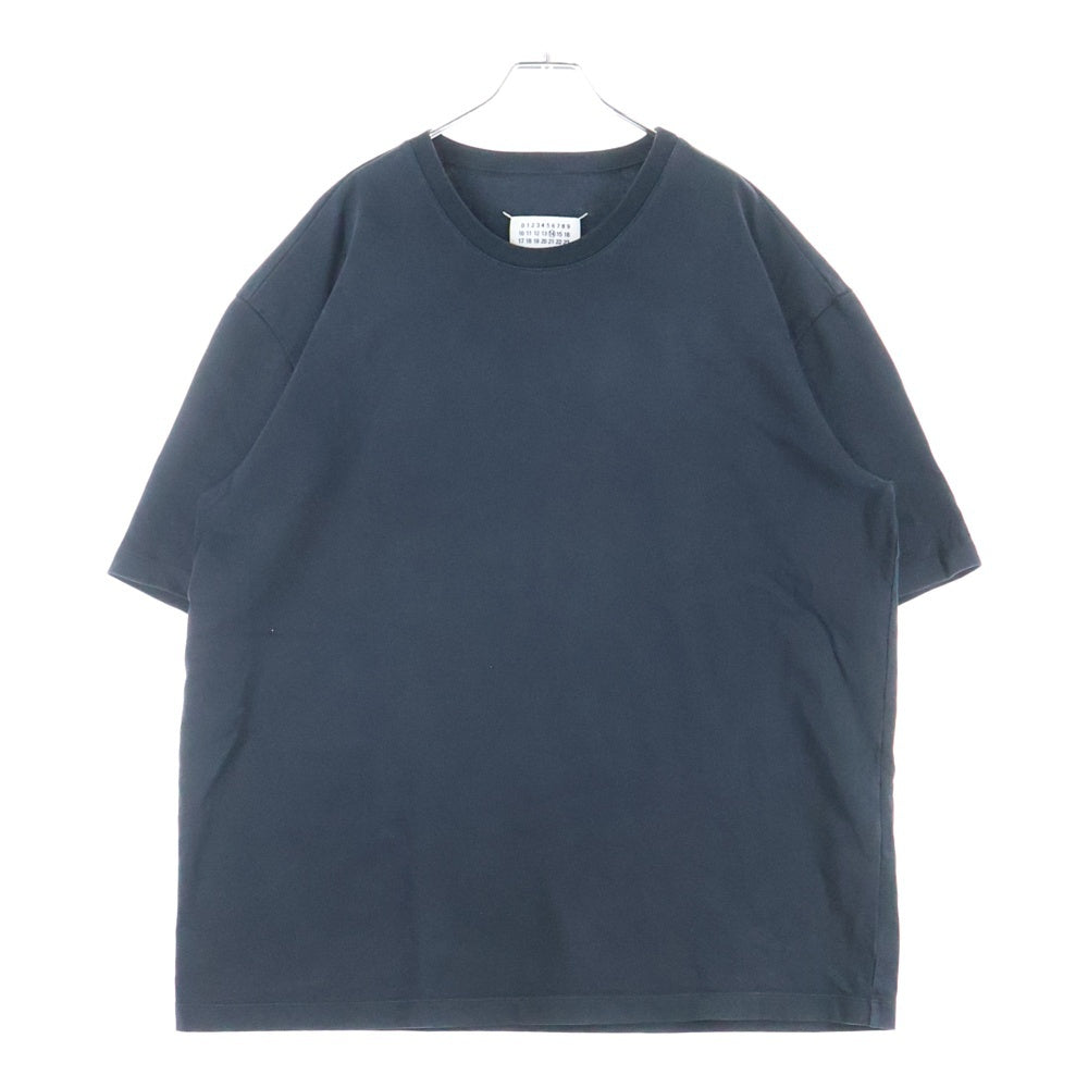 Maison Margiela 1(メゾンマルジェラ) 19AW オーバーサイズ半袖Tシャツ 厚手 カットソー ネイビー S50GC0548 S23366