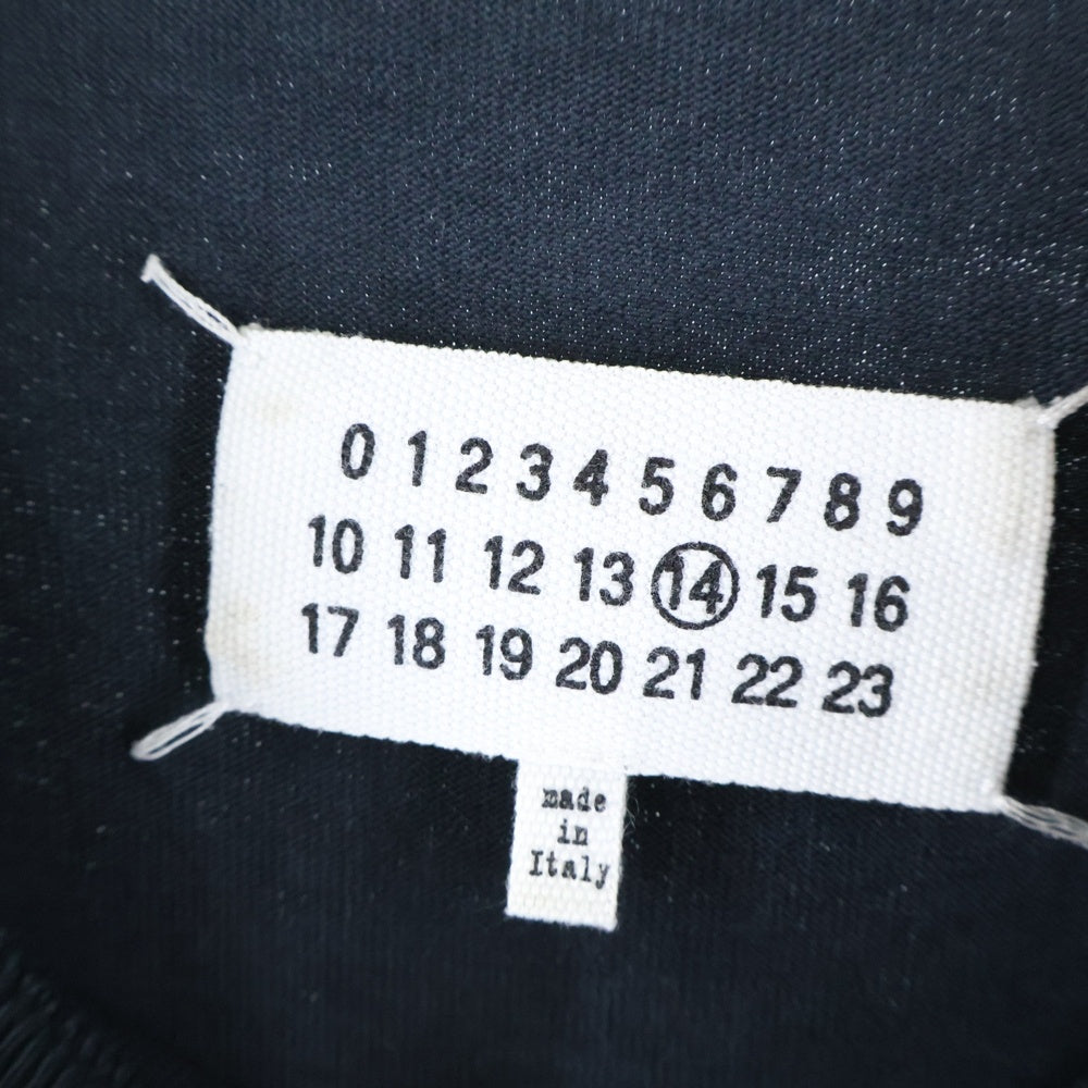 Maison Margiela 1(メゾンマルジェラ) 19AW オーバーサイズ半袖Tシャツ 厚手 カットソー ネイビー S50GC0548 S23366