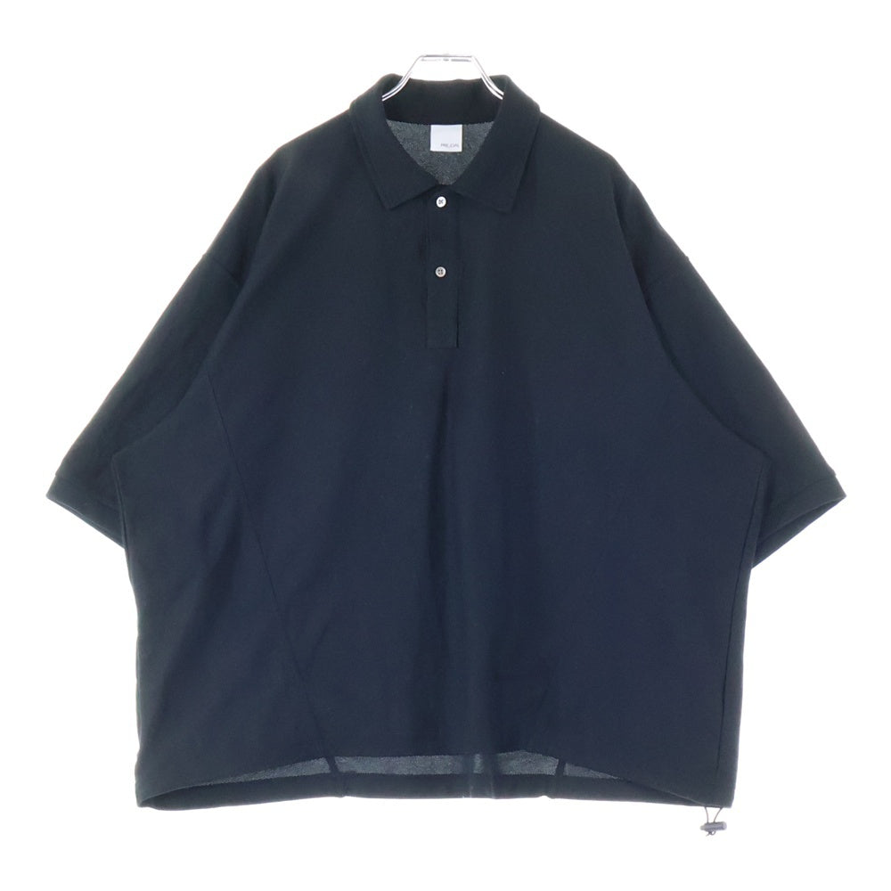 PRE_CIAL(プレシャル) ドライピケジャージー 半袖ポロシャツ ブラック PRE24-70015