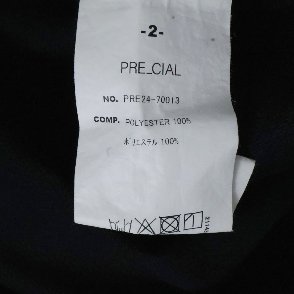 PRE_CIAL(プレシャル) ドライピケジャージー 半袖Tシャツ カットソー ブラック PRE24-70013