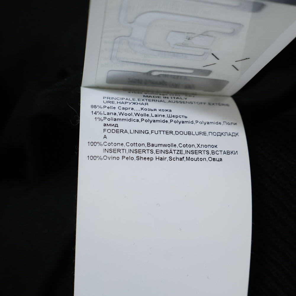 MISSONI(ミッソーニ) 襟ムートン シープスキン G1フライトジャケット ブラウン 2002MUR00017 BL003W