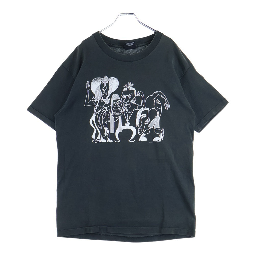 VINTAGE(ヴィンテージ) 90's RED HOT CHILI PEPPERS PICASSO GIANT レッドホットチリペッパーズ ピカソ プリント半袖Tシャツ カットソー ブラック