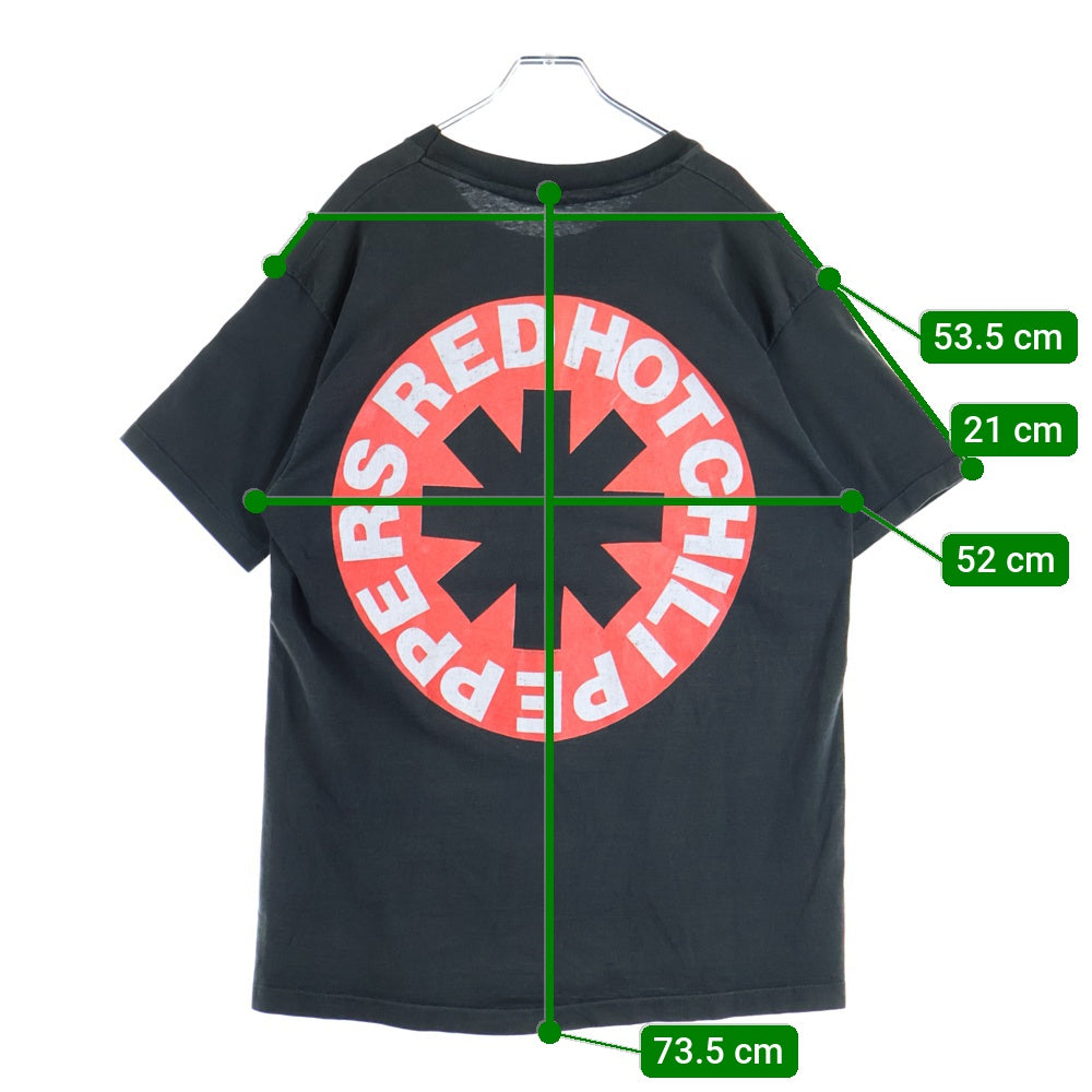 VINTAGE(ヴィンテージ) 90's RED HOT CHILI PEPPERS PICASSO GIANT レッドホットチリペッパーズ ピカソ プリント半袖Tシャツ カットソー ブラック