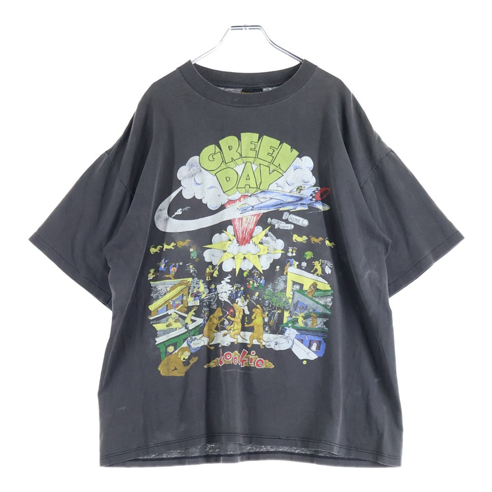 VINTAGE(ヴィンテージ) 90's GREEN DAY 1994 DOOKIE TOUR グリーンデイ ドゥーキーツアー プリント半袖Tシャツ カットソー ブラック