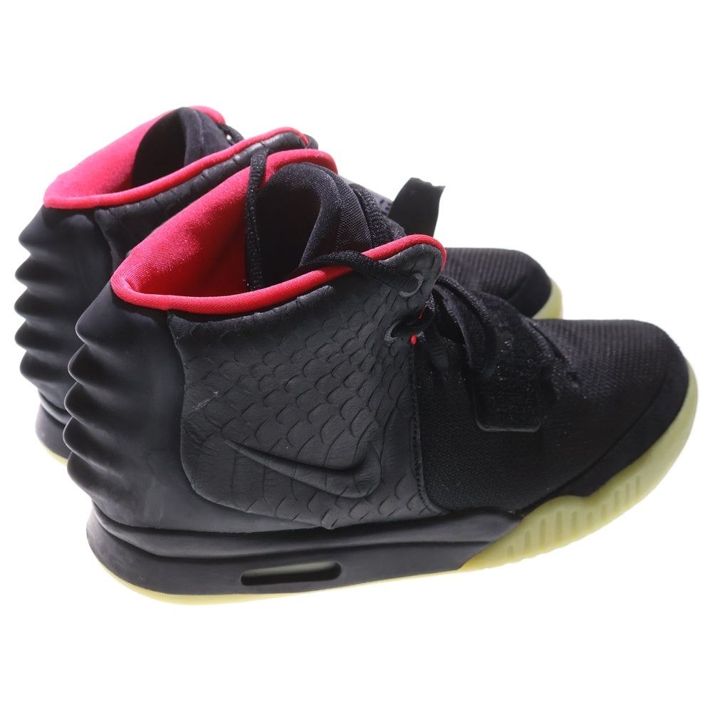 NIKE(ナイキ) 【観賞用2012年製】 AIR YEEZY 2 NRG SOLAR RED 508214-006 カニエウエスト エアイージー2 ソーラーレッド ハイカットスニーカー US10.5/28.5cm ブラック