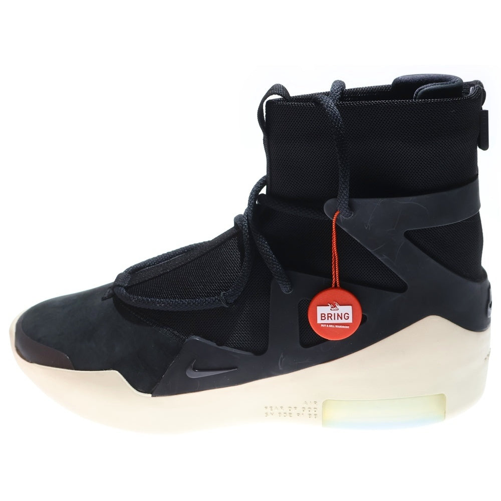 NIKE(ナイキ) AIR FEAR OF GOD 1 AR4237-001 エアフィアオブゴッド1 ハイカットスニーカー ブラック/ホワイト US10/28cm