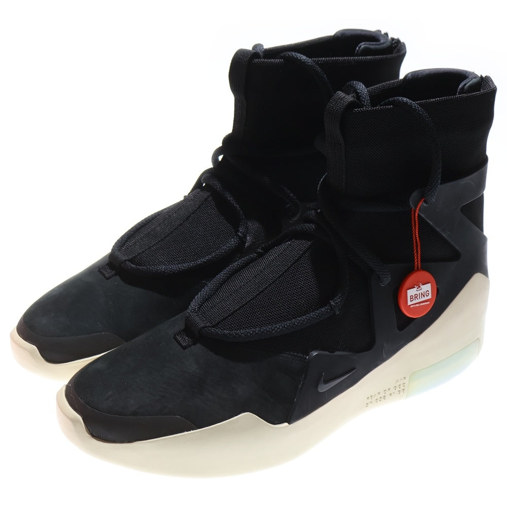 NIKE(ナイキ) AIR FEAR OF GOD 1 AR4237-001 エアフィアオブゴッド1 ハイカットスニーカー ブラック/ホワイト US10/28cm