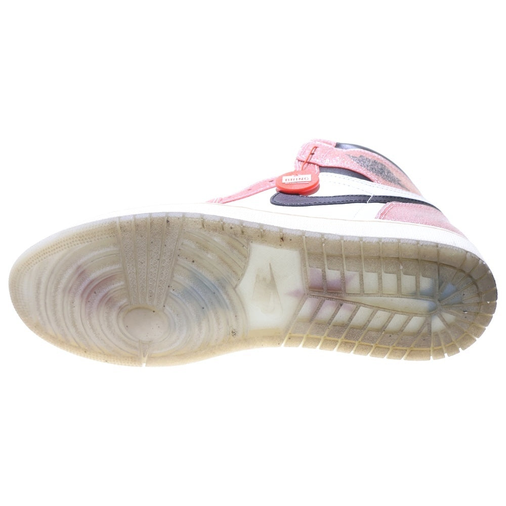 NIKE(ナイキ) ×Trophy Room AIR JORDAN 1 RETRO HIGH OG SP F&F DA2728-100 トロフィールーム エアジョーダン シカゴ フレンズ&ファミリー ハイカットスニーカー