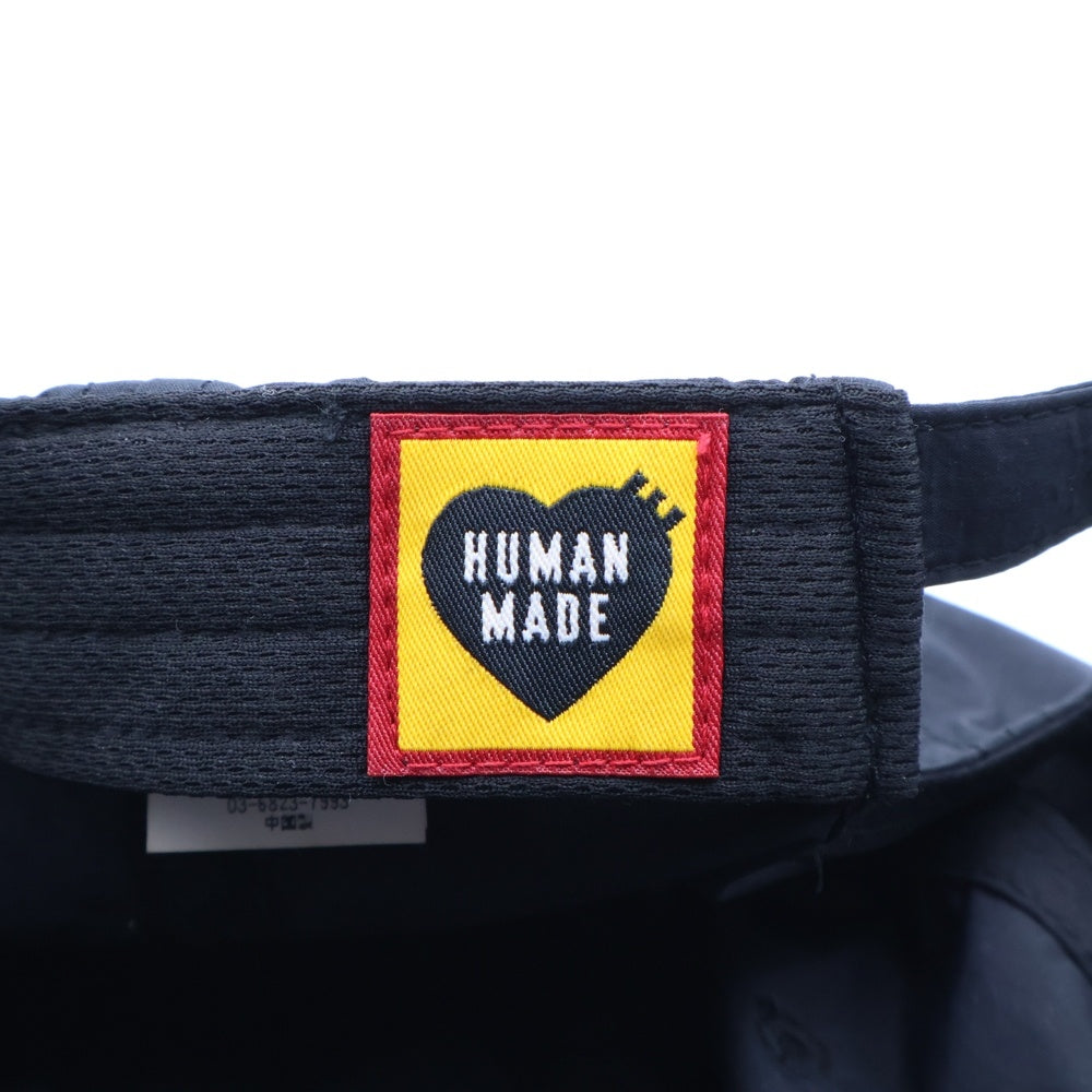 HUMAN MADE(ヒューマンメイド) 5PANEL NYLON CAP HM29GD047 5パネル ナイロン キャップ ブラック HM29GD047