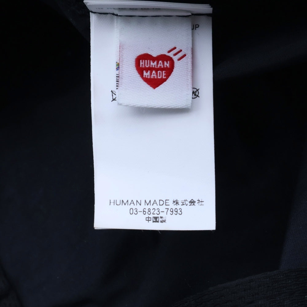 HUMAN MADE(ヒューマンメイド) 5PANEL NYLON CAP HM29GD047 5パネル ナイロン キャップ ブラック HM29GD047