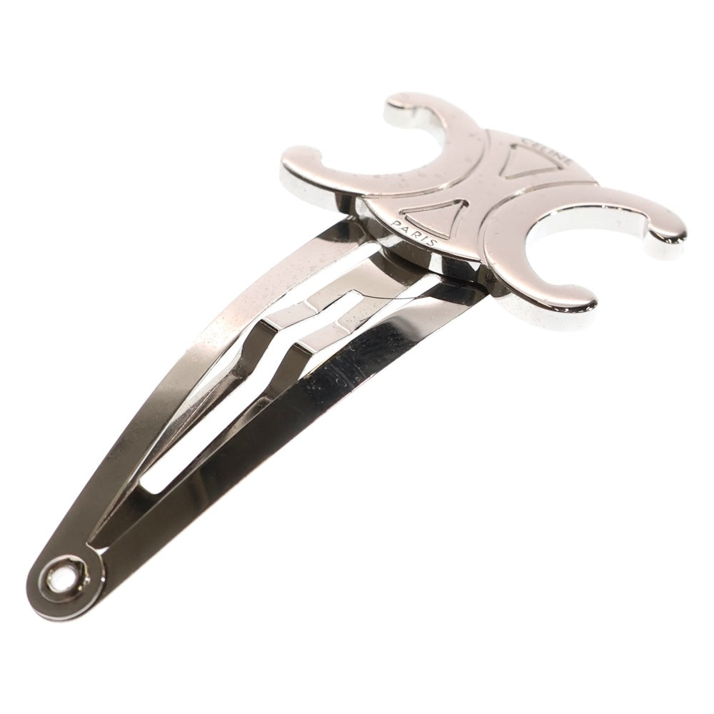 CELINE(セリーヌ) トリオンフ バレッタ ヘアピン シルバー