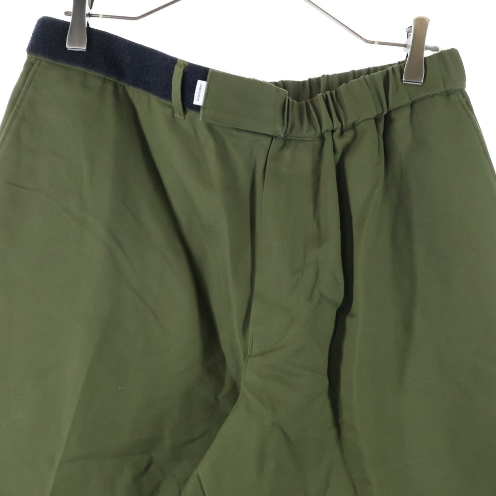 Graphpaper(グラフペーパー) Suvin Double Weave Chef Pants スビンダブルウィーブシェフパンツ カーキ GM233-40089B