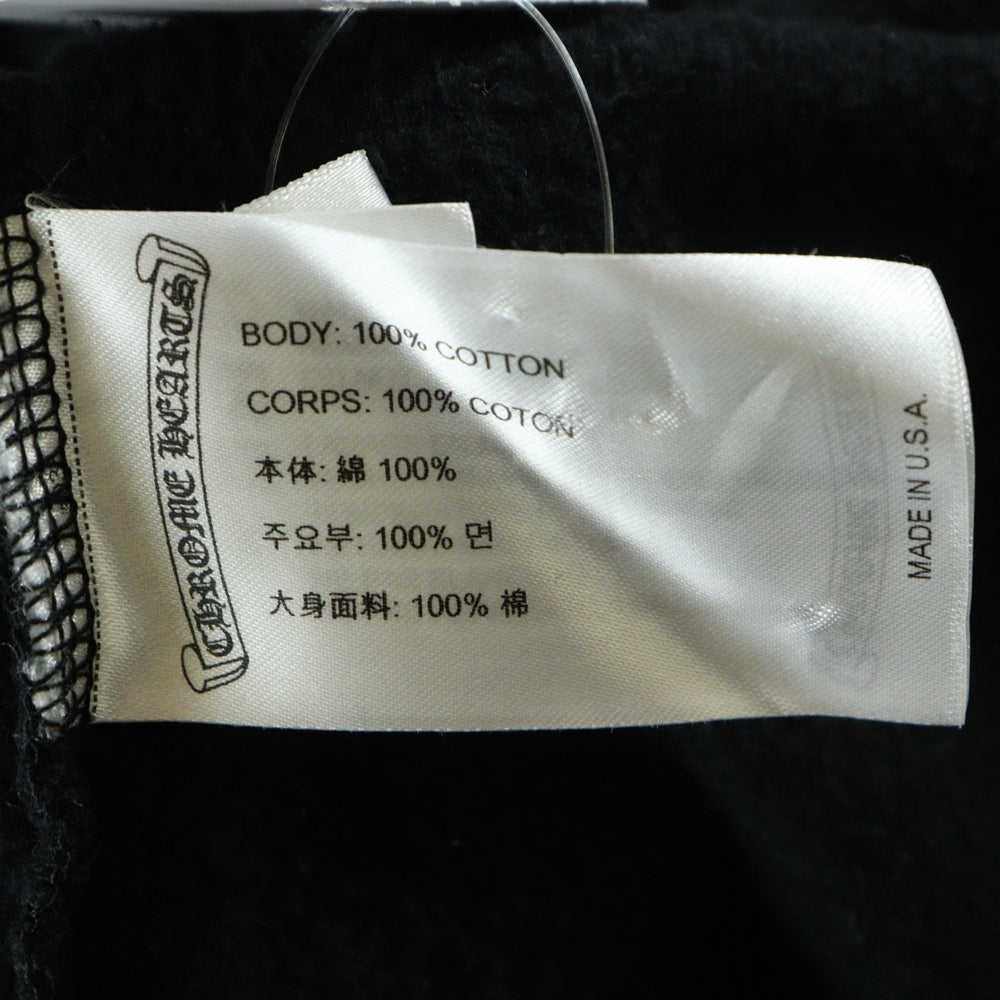 CHROME HEARTS(クロムハーツ) SWTSHRT PLVR ネックロゴ クルーネックスウェットトレーナー ブラック