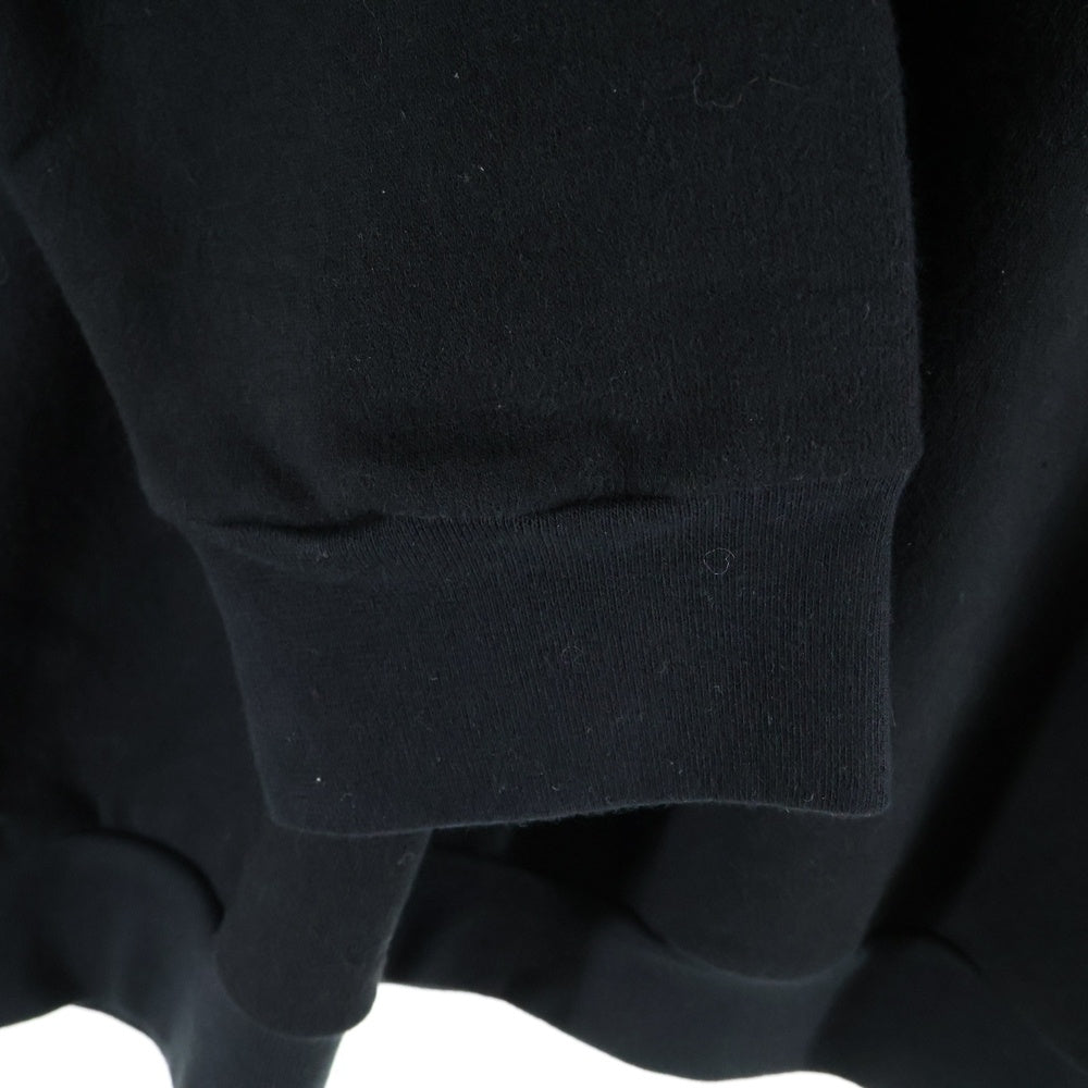 CHROME HEARTS(クロムハーツ) SWTSHRT PLVR ネックロゴプリント クルーネックスウェットトレーナー ブラック