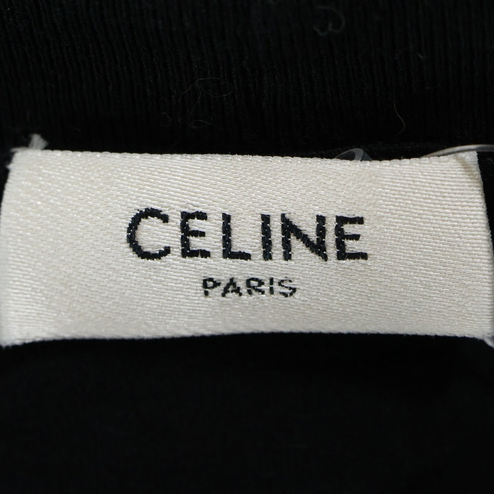CELINE(セリーヌ) 22SS Gradient Logo Print Cotton Tee 2X10B671Q グラデーション ロゴ クルーネック半袖Tシャツカットソー ブラック