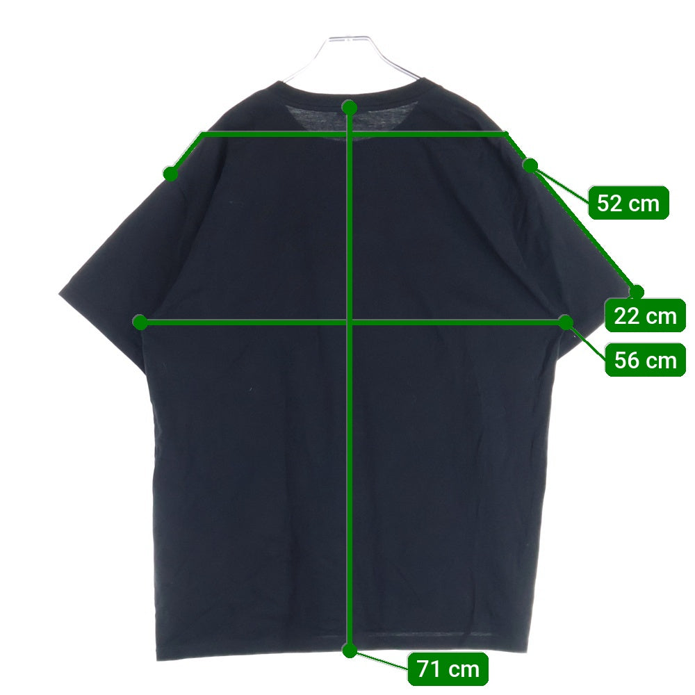 CELINE(セリーヌ) 22SS Gradient Logo Print Cotton Tee 2X10B671Q グラデーション ロゴ クルーネック半袖Tシャツカットソー ブラック