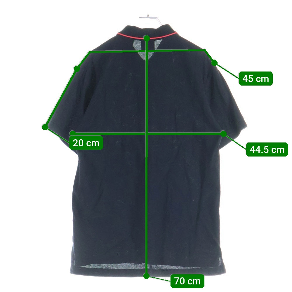 BURBERRY(バーバリー) TBロゴ刺繍 半袖ポロシャツ カットソー ブラック 8017003