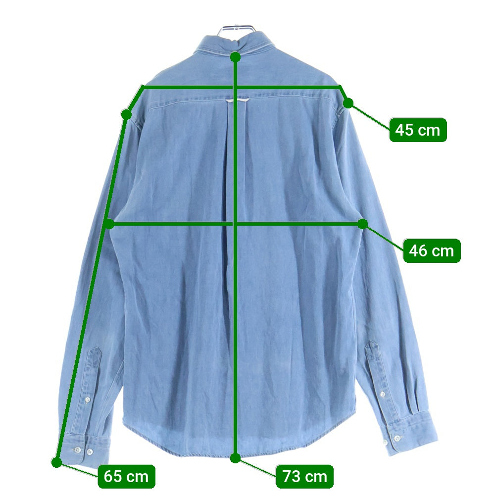 Acne Studios(アクネ ストゥディオズ) 14AW ISHERWOOD DEN デニムボタンダウン長袖シャツ インディゴ