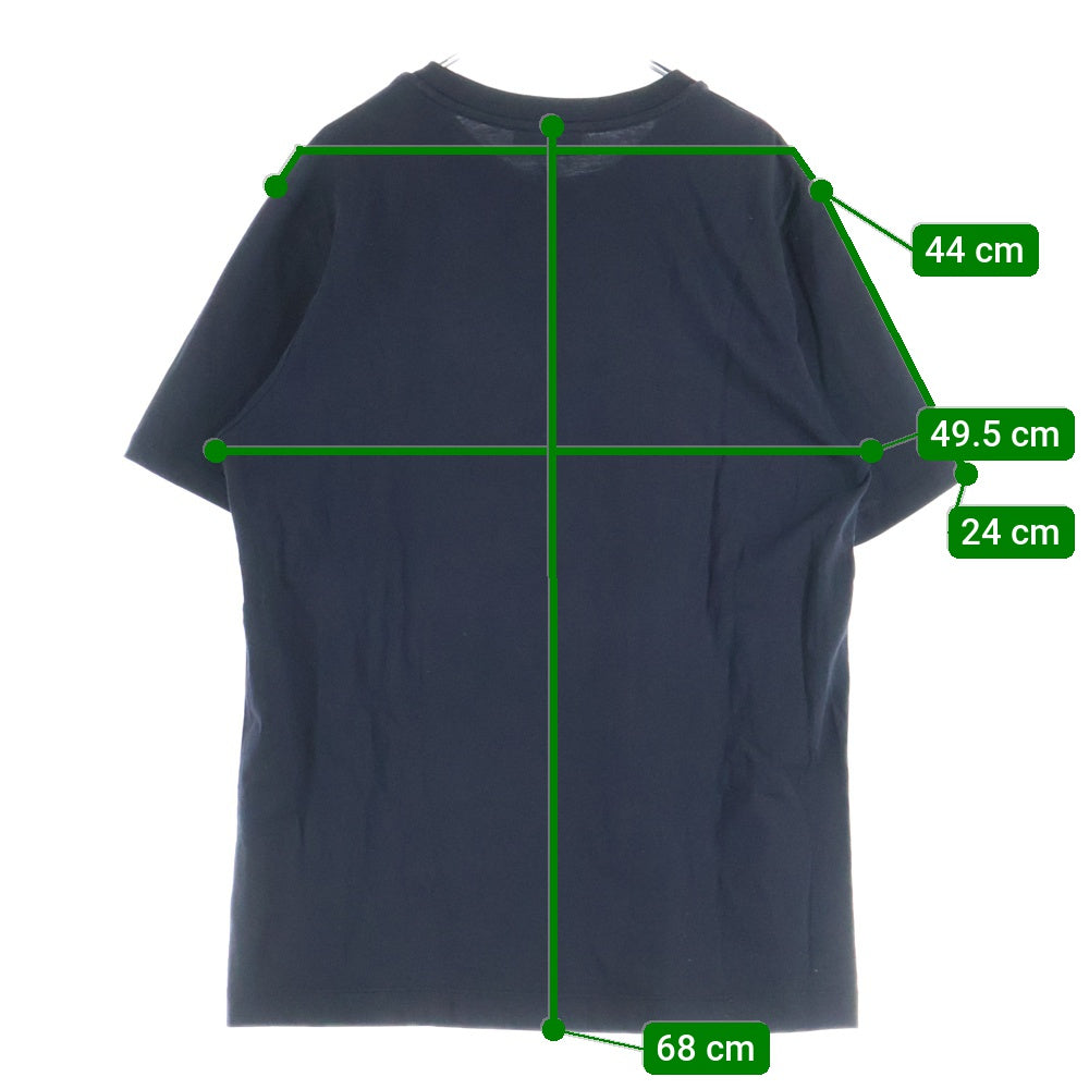 Gosha Rubchinskiy(ゴーシャラブチンスキー) Flag T-Shirt ワンポイント 半袖Tシャツ ブラック