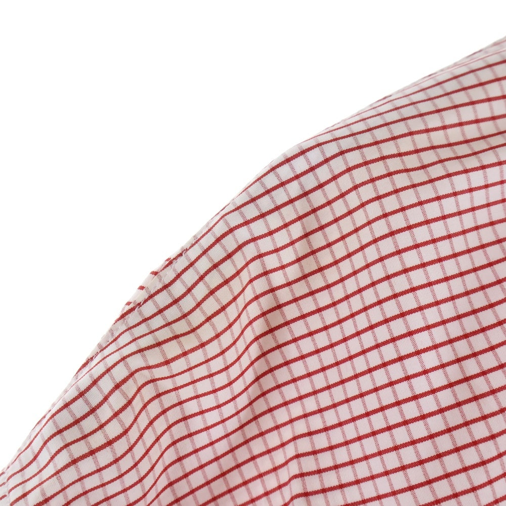 Frank&Eileen(フランクアンドアイリーン) チェック レギュラーカラー 長袖シャツ コットン レッド