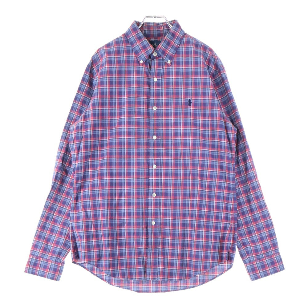 POLO RALPH LAUREN(ポロラルフローレン) チェック ボタンダウン長袖シャツ コットン マルチカラー