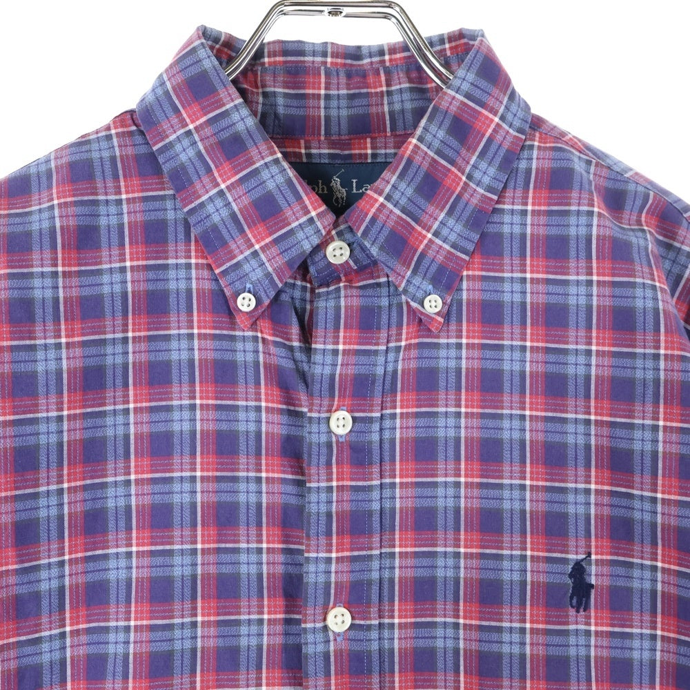 POLO RALPH LAUREN(ポロラルフローレン) チェック ボタンダウン長袖シャツ コットン マルチカラー