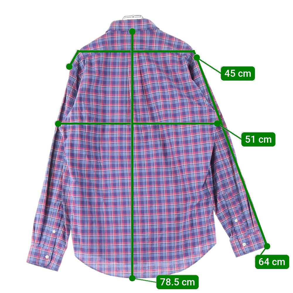 POLO RALPH LAUREN(ポロラルフローレン) チェック ボタンダウン長袖シャツ コットン マルチカラー