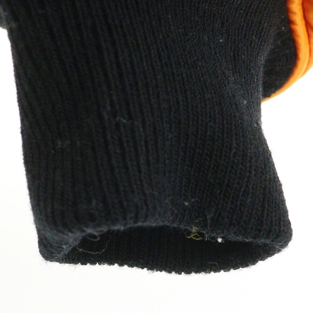 SAINT MICHAEL(セントマイケル) 24AW NO DAMEGE MA-1 ノーダメージMA-1 リバーシブルボンバージャケット ブラック/オレンジ SM-YS1-0000-063