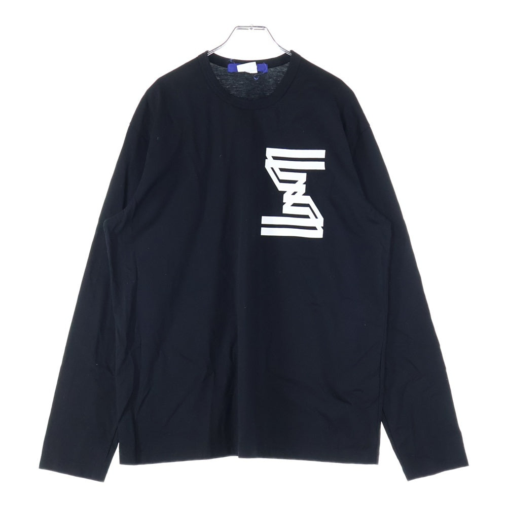 COMME des GARCONS JUNYA WATANABE MAN(コムデギャルソンジュンヤワタナベマン) 23AW ×SIMEK L/S プリント長袖Tシャツ カットソー ブラック WL-T024