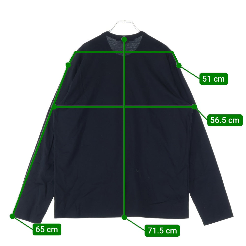 COMME des GARCONS JUNYA WATANABE MAN(コムデギャルソンジュンヤワタナベマン) 23AW ×SIMEK L/S プリント長袖Tシャツ カットソー ブラック WL-T024