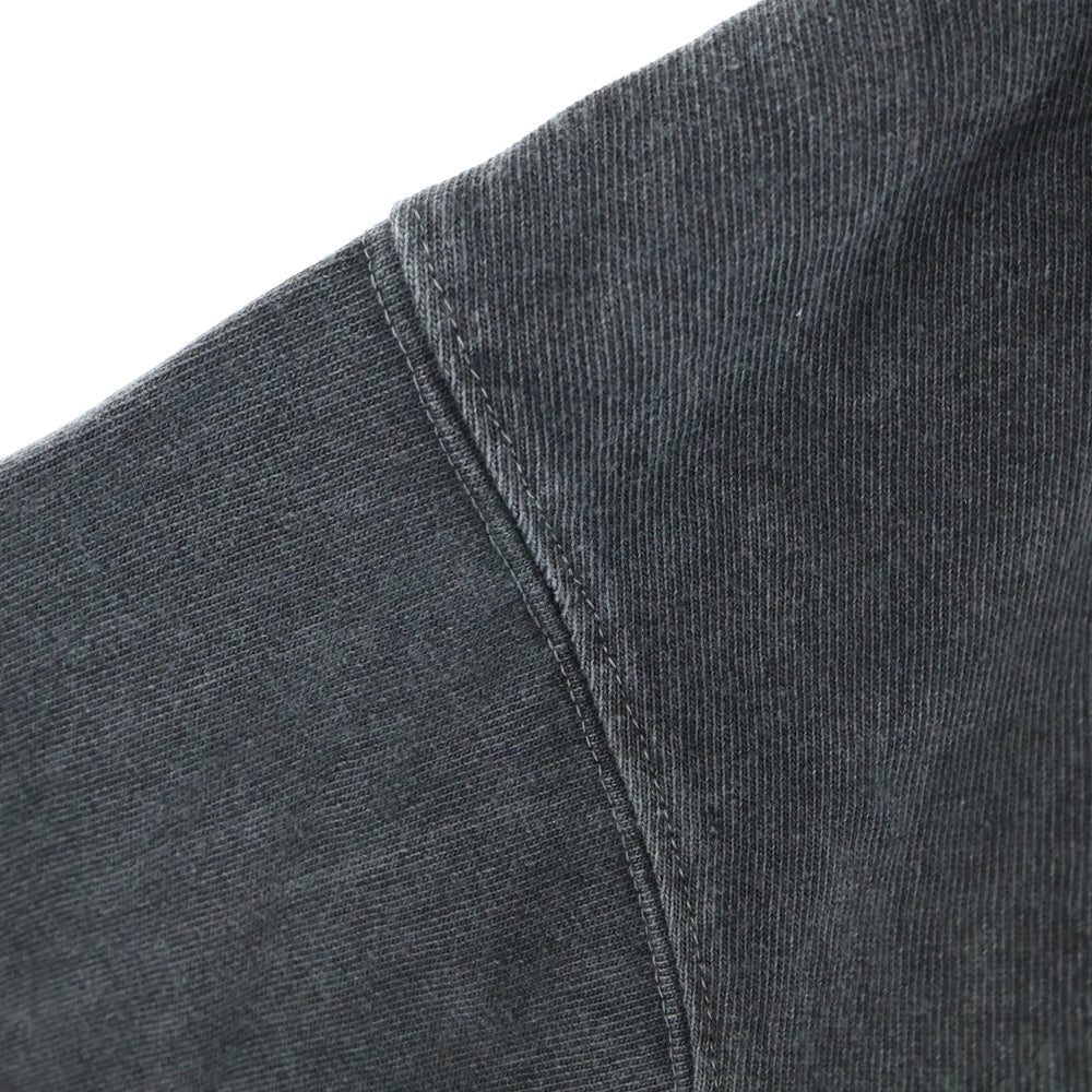 THE SUGAR PUNCH(シュガーパンチ) CYBORG009 LONGSLEEVE ダメージ加工 プリントロゴ長袖Tシャツ カットソー ブラック TSCM23SM004