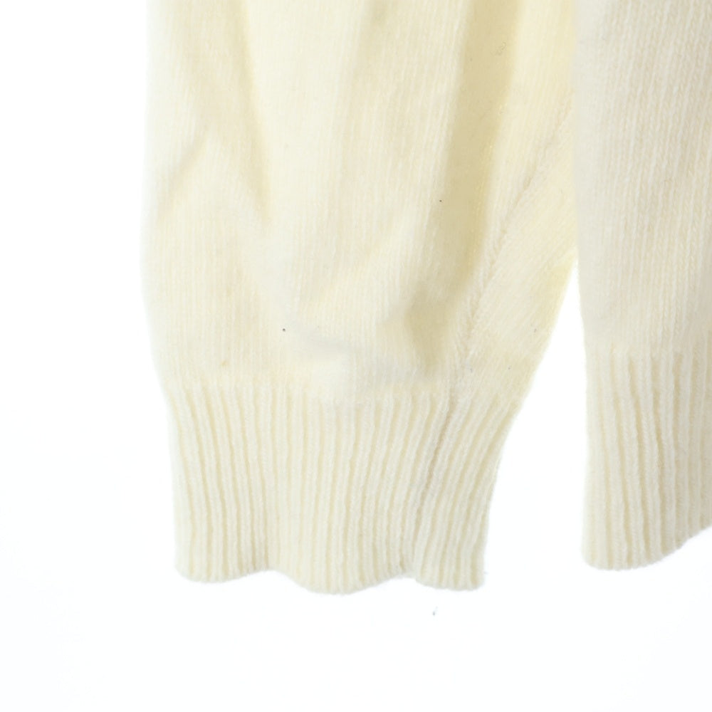 STONE ISLAND(ストーンアイランド) サイドパッチ付き ハーフジップ ニットセーター クリーム 7715540A3