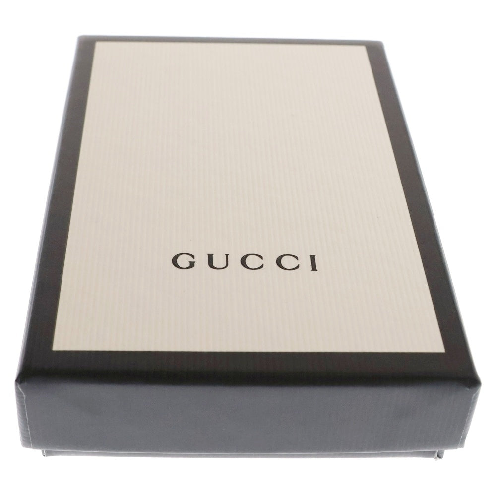 GUCCI(グッチ) GGスプリーム キングスネークプリント カードケース ブラック 451277