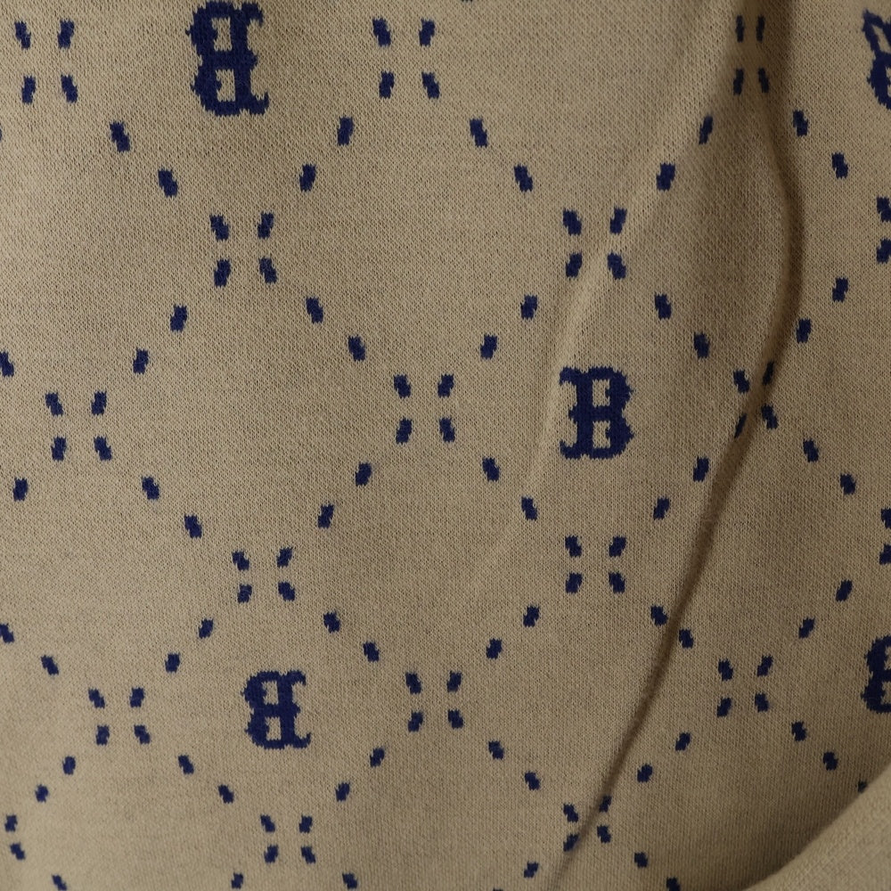 MLB(エムエルビー) ボストンレッドソックス スウェット 総柄 ショーツ ハーフパンツ ブラウン 3LSPM0133