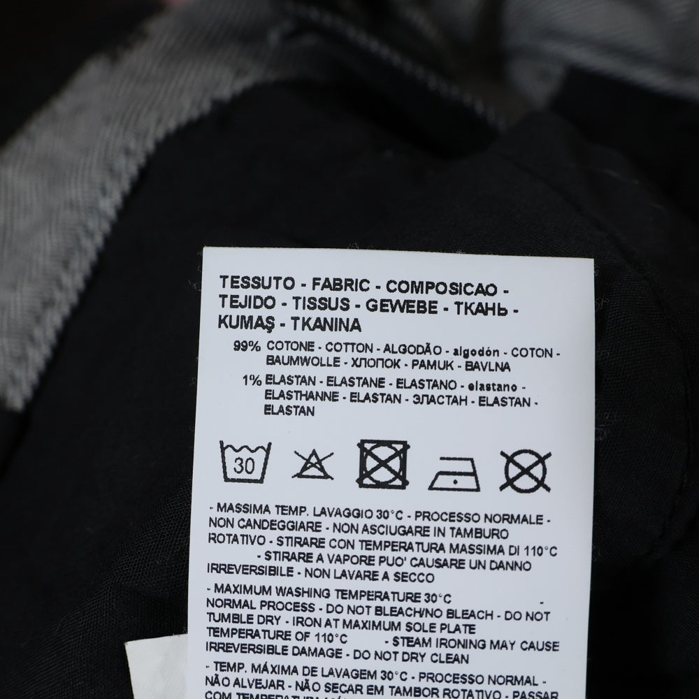 EMPORIO ARMANI EA7(エンポリオアルマーニイーエーセブン) ロゴプレート ストレートデニムパンツ グレー 6G1J75 1D8GZ