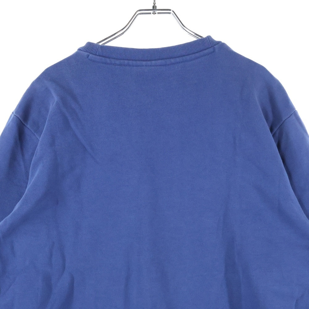 HUGO BOSS(ヒューゴボス) ワンポイントロゴ刺繍 スウェットトレーナー ネイビー