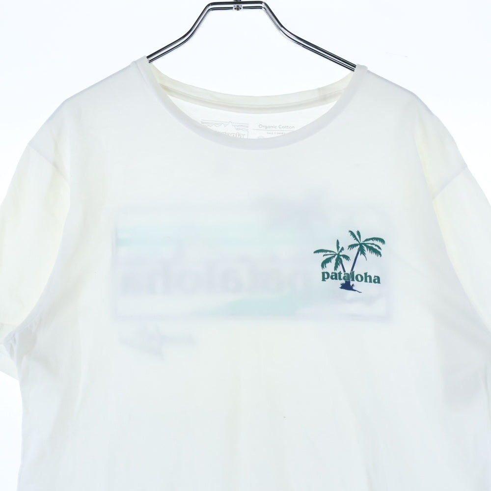 PATAGONIA(パタゴニア) バックロゴプリント 半袖シャツ カットソー ホワイト