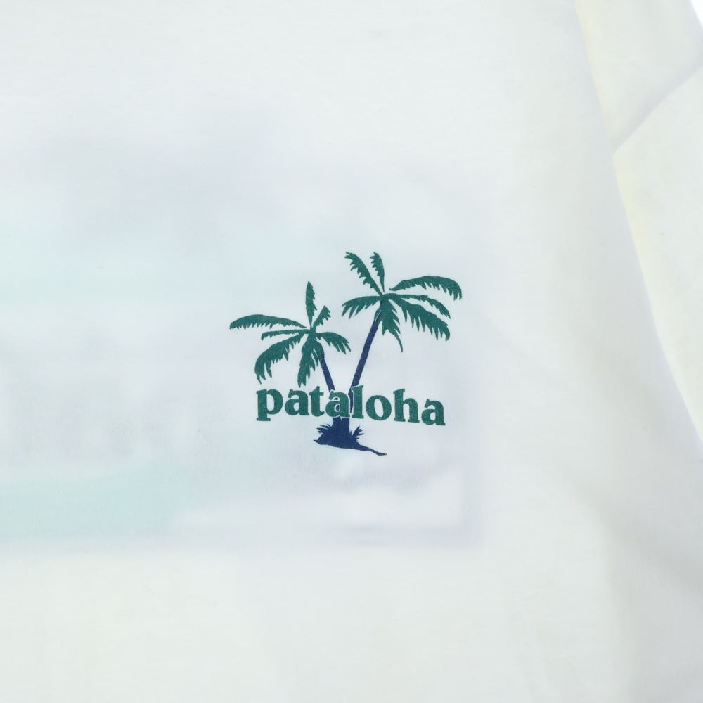 PATAGONIA(パタゴニア) バックロゴプリント 半袖シャツ カットソー ホワイト