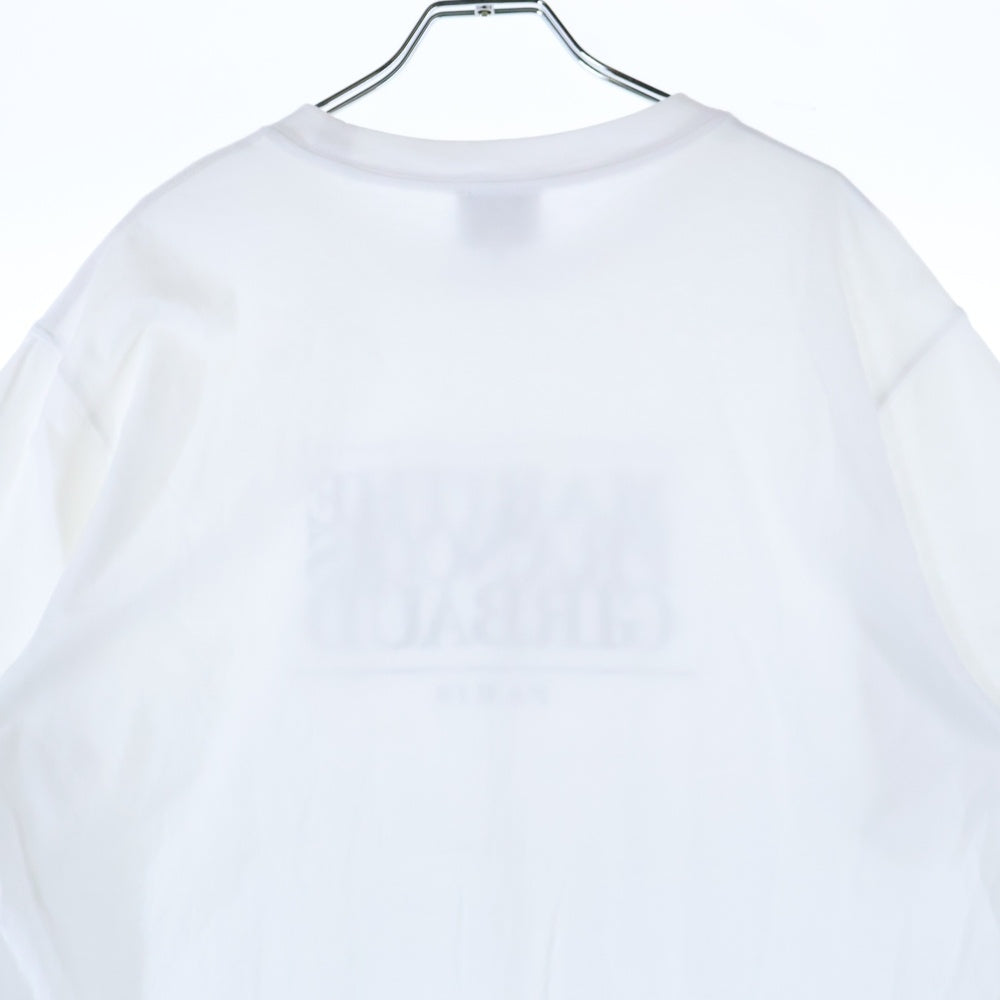 MARITHE FRANCOIS GIRBAUD(マリテフランソワジルボー) マリテクラシック ロゴプリント 半袖Tシャツ カットソー ホワイト 1MG23STS101