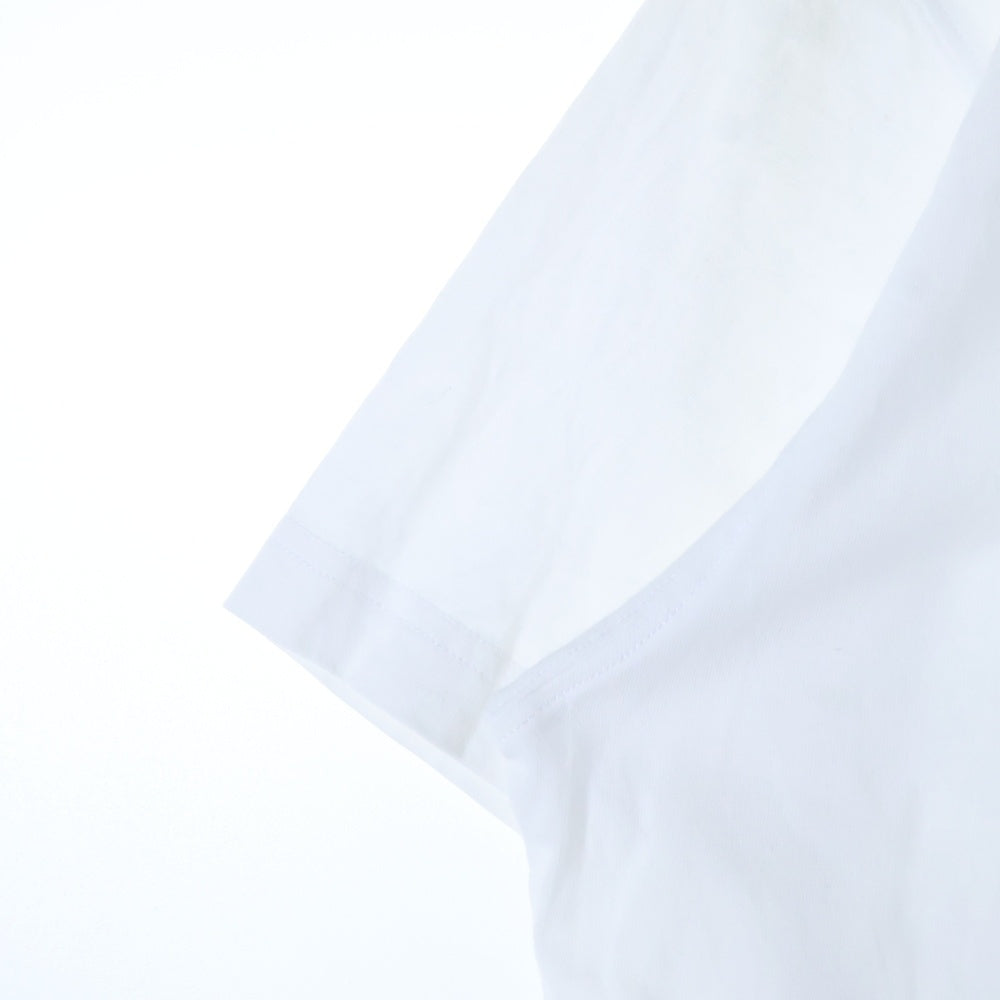 MARITHE FRANCOIS GIRBAUD(マリテフランソワジルボー) マリテクラシック ロゴプリント 半袖Tシャツ カットソー ホワイト 1MG23STS101