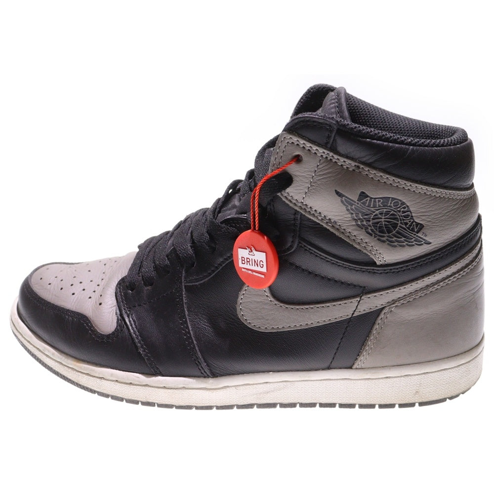 NIKE(ナイキ) AIR JORDAN 1 RETRO HIGH OG SHADOW 2.0 エア ジョーダン1 シャドウ 2.0 ハイカットスニーカー US11/29cm グレー/ブラック 555088-035