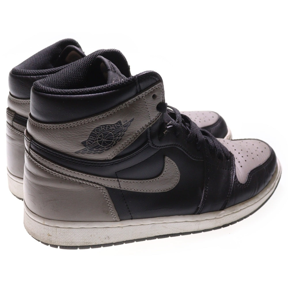 NIKE(ナイキ) AIR JORDAN 1 RETRO HIGH OG SHADOW 2.0 エア ジョーダン1 シャドウ 2.0 ハイカットスニーカー US11/29cm グレー/ブラック 555088-035