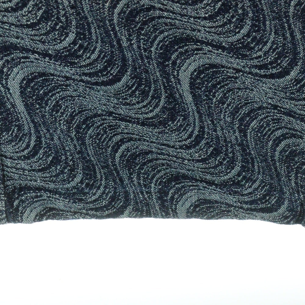 NO BRAND(ノーブランド) 【Fafatt ファファット】総柄トラウザーパンツ ワイドパンツ ブルー