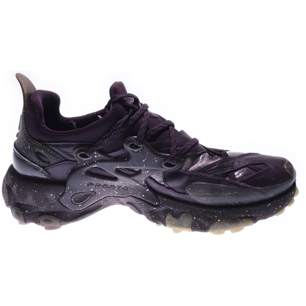 NIKE(ナイキ) ×UNDERCOVER REACT PREST MAHOGANY CU3459ー200 アンダーカバー リアクトプレスト マホガニー ロースニーカー US9.5/27.5cm パープル