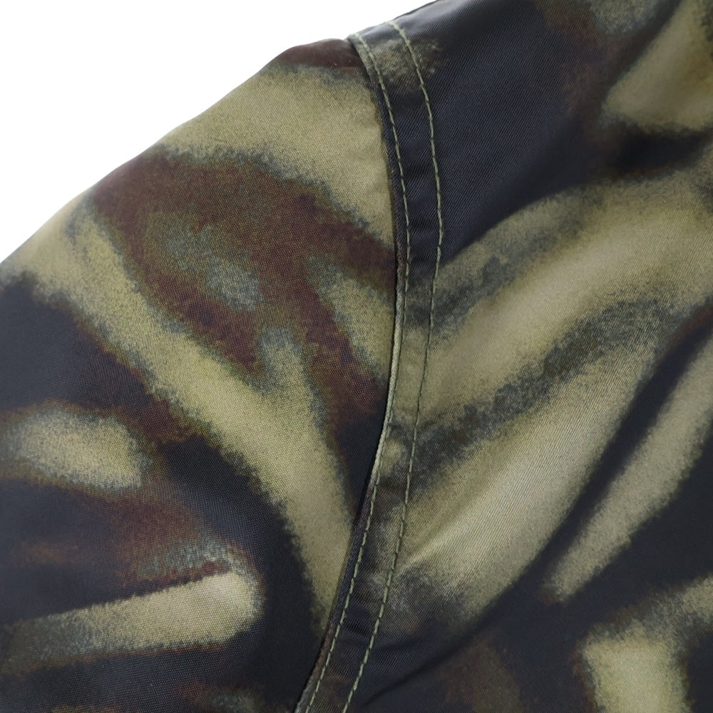 DIESEL(ディーゼル) J-DUBLEE MA-1 ジャケット ロゴ刺繍 ジップアップ ブルゾン カーキ A12602