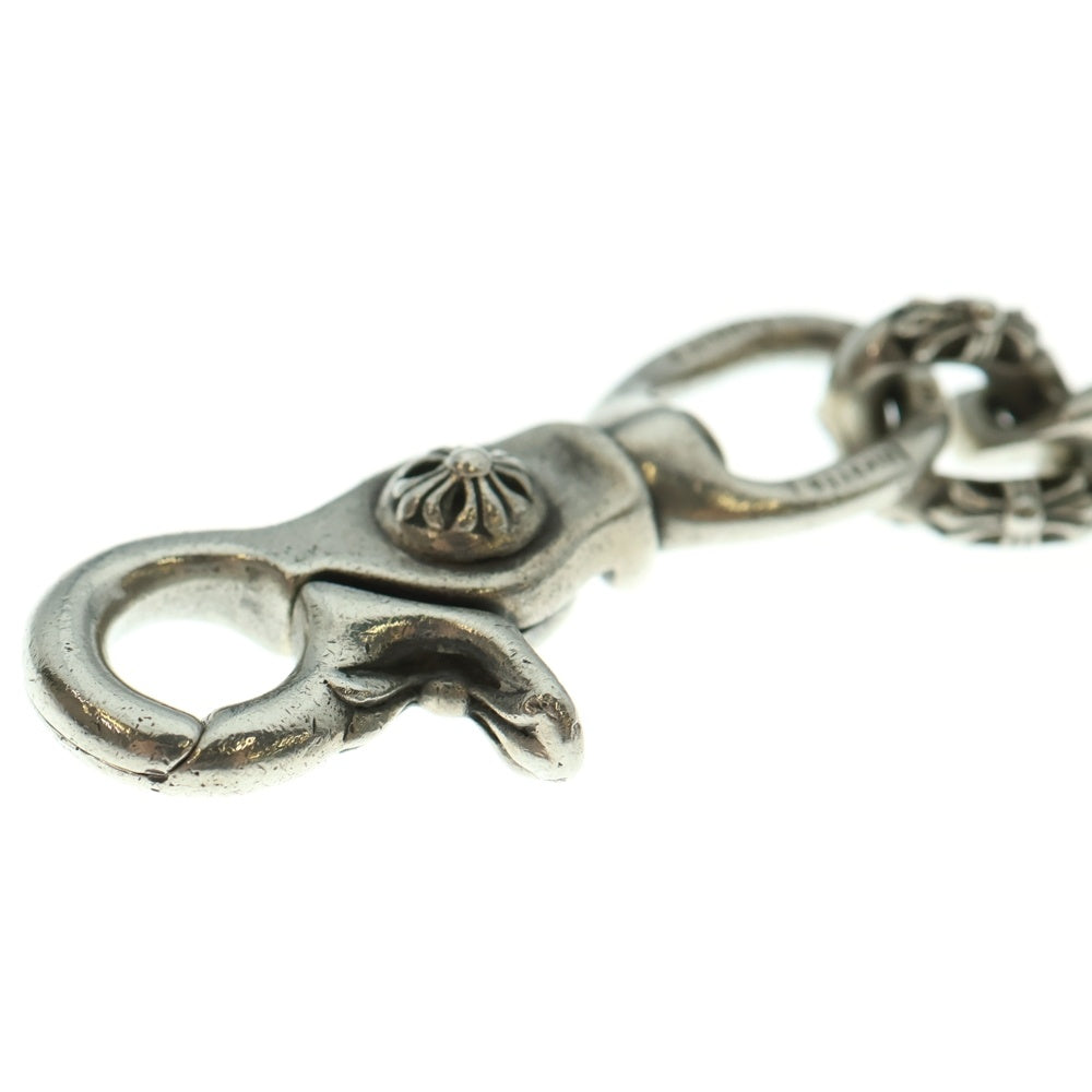 CHROME HEARTS(クロムハーツ) FANCY LONG-T/2クリップロングファンシー ウォレットチェーン シルバー BCA075 ※ダガー欠損
