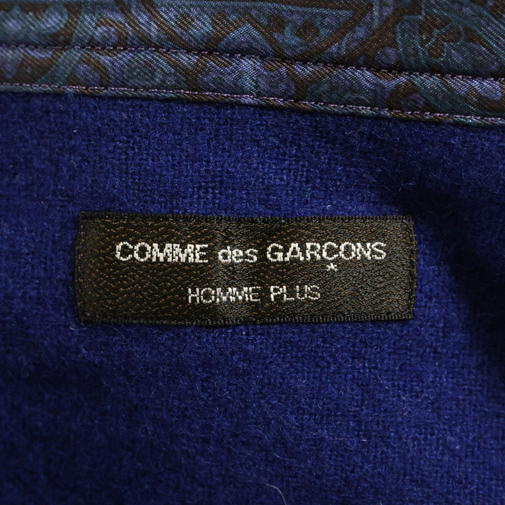 COMME des GARCONS(コムデギャルソン) 99AW アンティークスカーフ ブルゾン PB-040250 ブルー