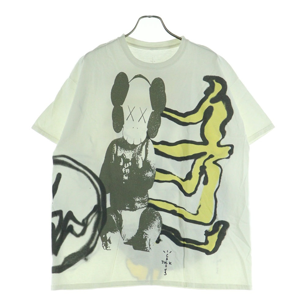 Cactus Jack(カクタスジャック) xKAWS Travis Scott For Fragment Tee White カウズ フォー フラグメント 半袖Tシャツ ホワイト