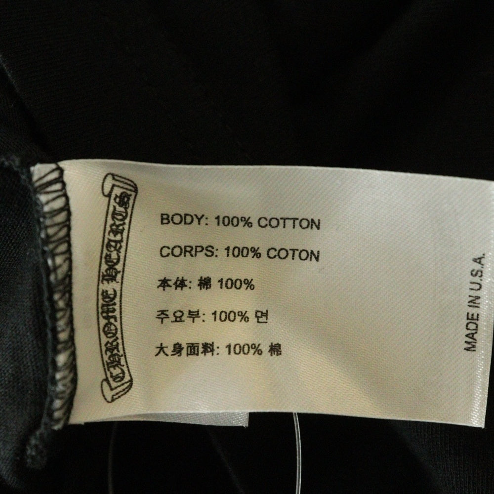 CHROME HEARTS(クロムハーツ) Horseshoe S/S Tee ホースシュー プリント 半袖Tシャツ ブラック