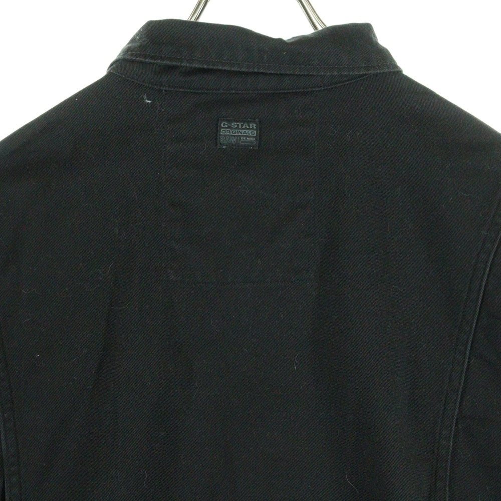G-STAR RAW(ジースターロウ) Chore Overshirt チョアオーバーサイズ長袖シャツ ブラック D22936-C900-6484